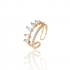 Golden Crown Style Adjustable Ring