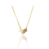 Gouden Ketting Met Geometrische Harthanger